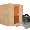 Karibu Sauna Mojave-9 kW Ofen-Steuerung-Ohne Dachkranz - Gallery 1 Karibu Sauna Mojave-9 kW Ofen-Steuerung-Ohne Dachkranz