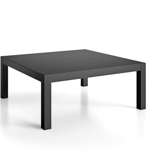Outdoor Couchtisch Fiam DOMINO, 70 x 70 x 28 cm, schwarz