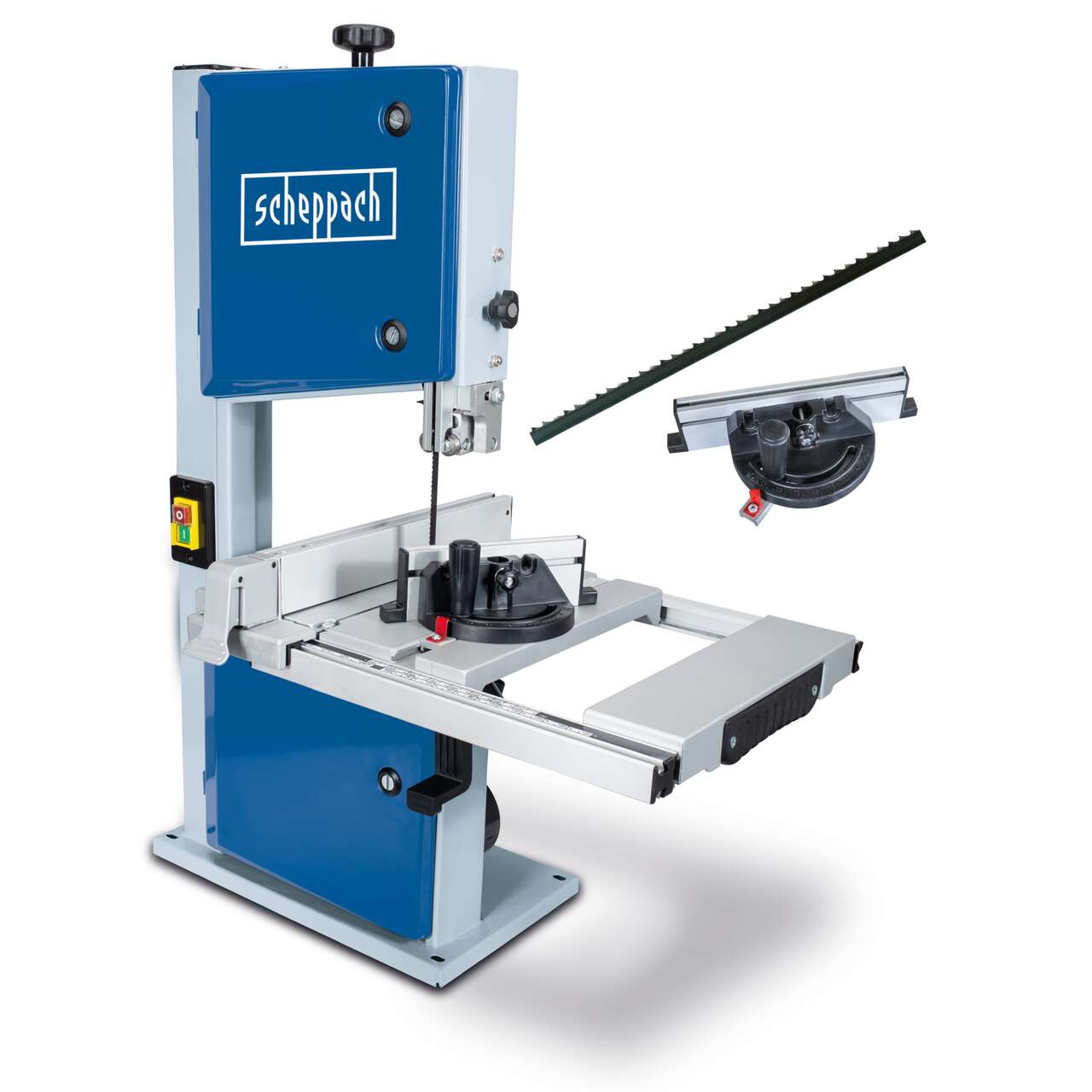 Bandsäge HBS261 Scheppach - 230V | 550W | max. Durchlasshöhe: 120 mm / inkl. 2. Sägeband Bandsäge HBS261 Scheppach - 230V | 550W | max. Durchlasshöhe: 120 mm / inkl. 2. Sägeband