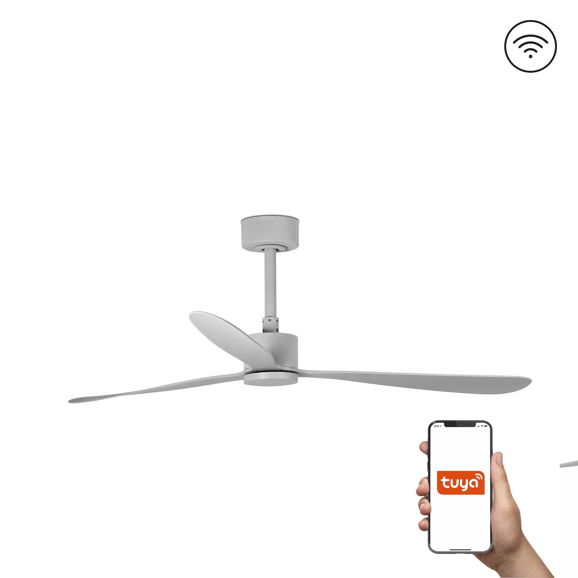 Faro Amelia Großes Graues Tuya Smart System Mit 3 Flügeln Faro Amelia Großes Graues Tuya Smart System Mit 3 Flügeln