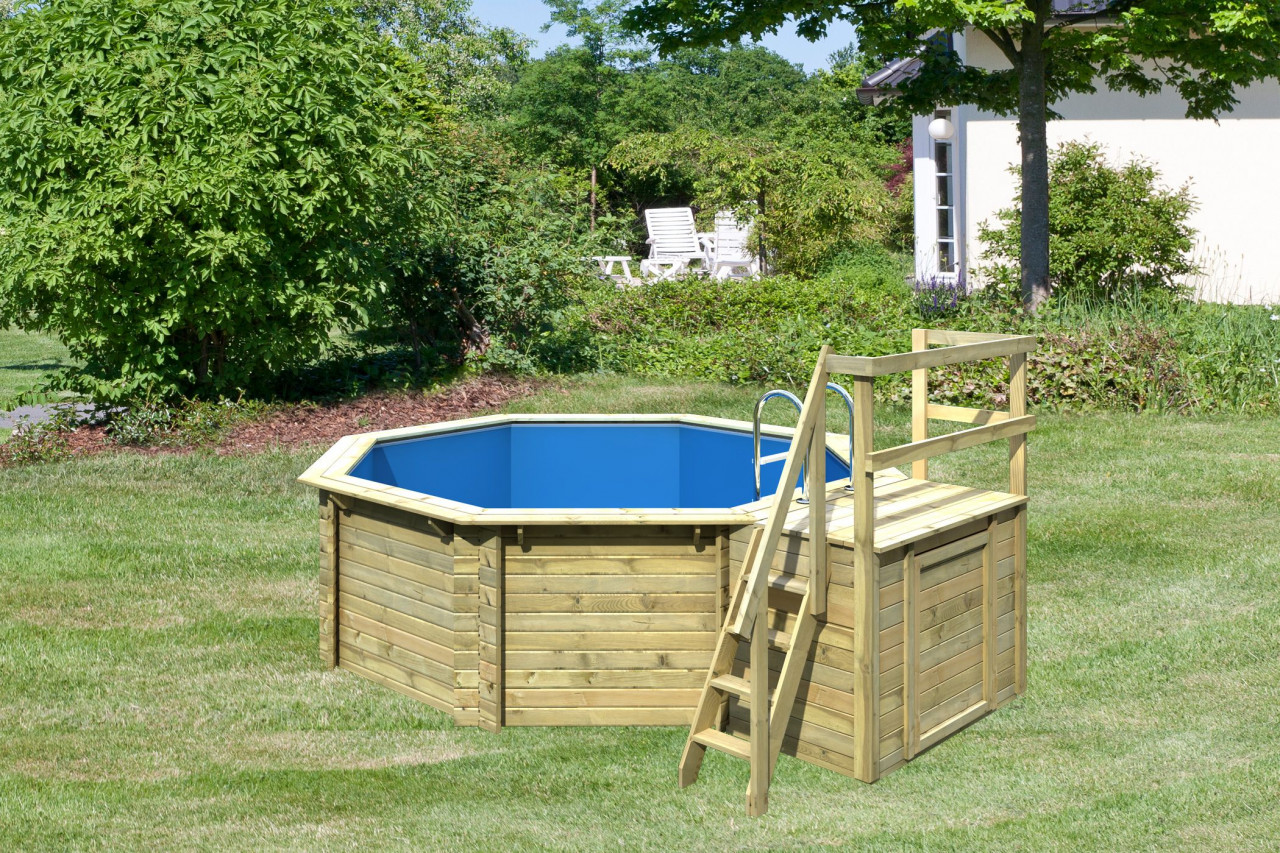 Achteck POOL 400 x 400 m 38 mm Modell 1 Terrasse B ohne - Gallery 3 Achteck POOL 400 x 400 m 38 mm Modell 1 Terrasse B ohne