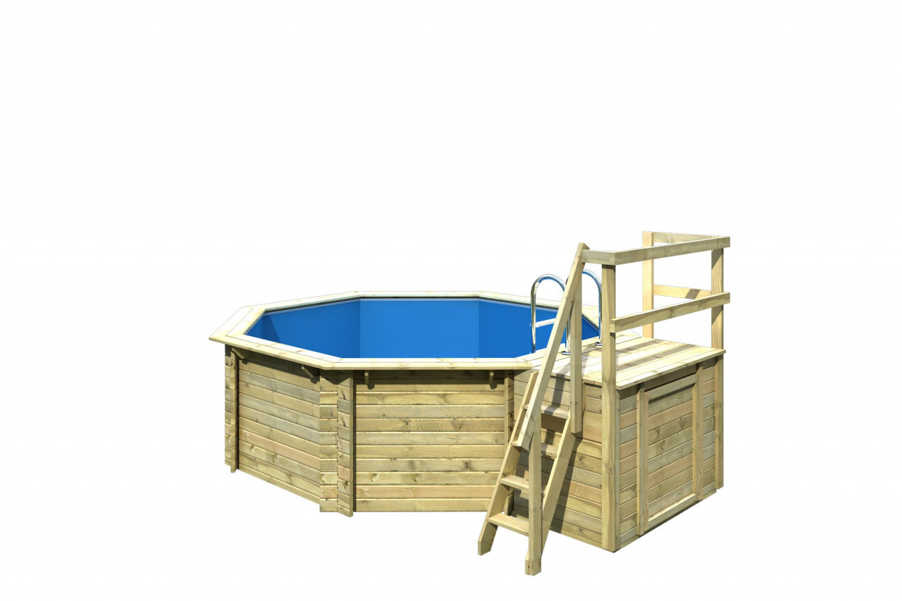 Achteck POOL 400 x 400 m 38 mm Modell 1 Terrasse B ohne Achteck POOL 400 x 400 m 38 mm Modell 1 Terrasse B ohne