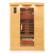 Dewello Infrarotkabine Infrarotsauna PIERSON PRO 135cm x 105cm Hemlock-Zeder inkl. DUO Strahler, Vollspektrumstrahler, Bodenstrahler - Gallery 2 Dewello Infrarotkabine Infrarotsauna PIERSON PRO 135cm x 105cm Hemlock-Zeder inkl. DUO Strahler, Vollspektrumstrahler, Bodenstrahler