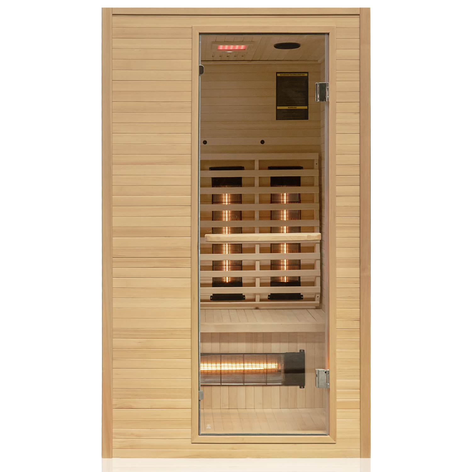 Dewello Infrarotkabine Infrarotsauna CALGARY 115cm x 105cm inkl. Vollspektrumstrahler Dewello Infrarotkabine Infrarotsauna CALGARY 115cm x 105cm inkl. Vollspektrumstrahler