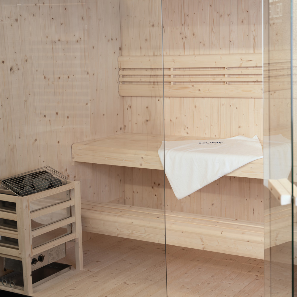 Traditionelle Sauna SHADOW M - 120 x 120 cm für 2 Personen - Gallery 4 Traditionelle Sauna SHADOW M - 120 x 120 cm für 2 Personen