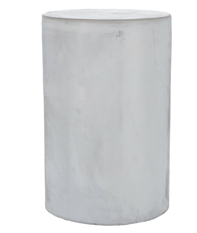 Runder Beistelltisch BLOCK BETON Ø30 - Unikat Höhe 46 cm