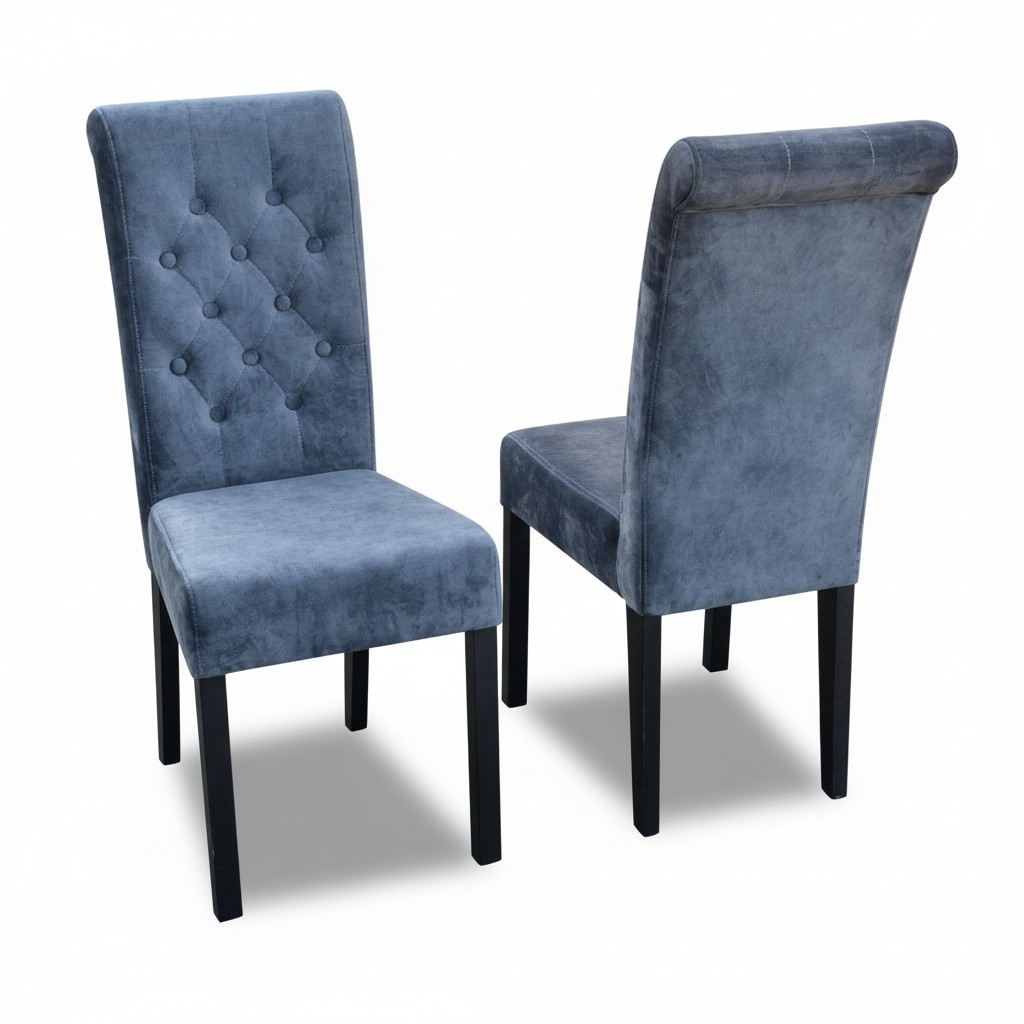 4x Chesterfield Stuhl Set Sitz Polster Garnitur Esszimmer Lehn Stühle Leder 4x Chesterfield Stuhl Set Sitz Polster Garnitur Esszimmer Lehn Stühle Leder
