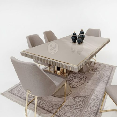 4x Stühle Stuhlgruppe Polster Design Möbel Esszimmer Textil 4x Stühle Stuhlgruppe Polster Design Möbel Esszimmer Textil