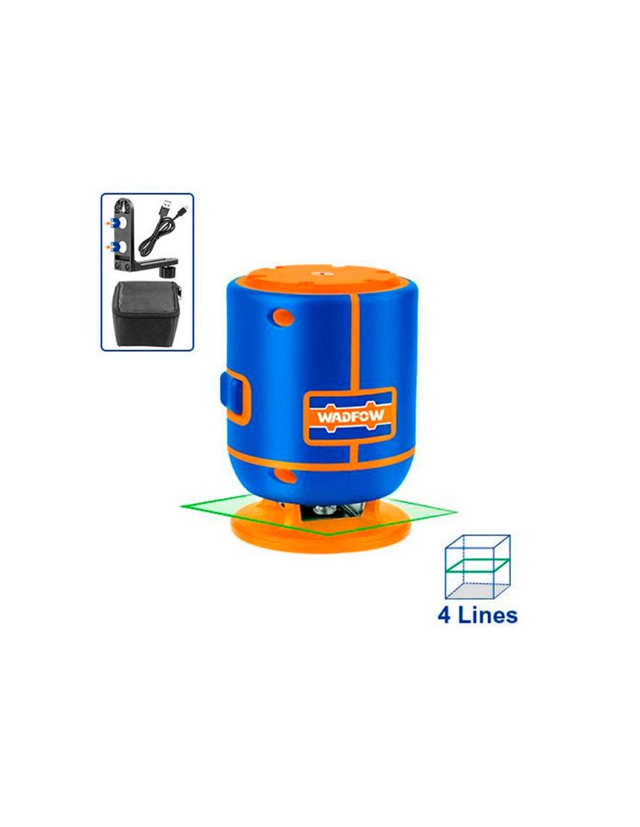Wadfow Selbstnivellierende Horizontale Laser-wasserwaage Mit Grünen Strahlen, 30 M, Genauigkeit ±3 Mm