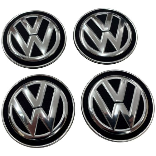 4x Original VW dynamische Nabendeckel Nabenkappe Deckel SPINNER für Alufelgen
