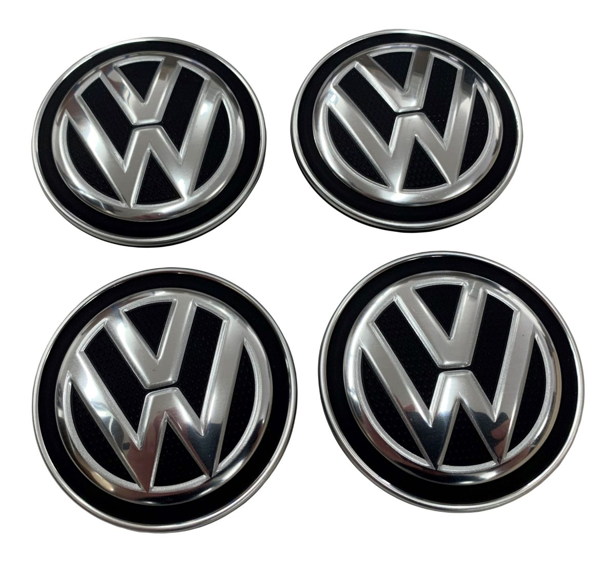 4x Original VW dynamische Nabendeckel Nabenkappe Deckel SPINNER für Alufelgen