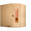 Weka Sauna Varberg 1 / 7,5 kW Saunaofen OS inkl. Steuerung Ganzglastür und Fensterelement