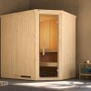 Weka Sauna Varberg 1 / 7,5 kW Saunaofen OS inkl. Steuerung Ganzglastür und Fensterelement
