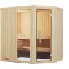 Weka Sauna Varberg 1 / 7,5 kW Saunaofen OS inkl. Steuerung Ganzglastür und Fensterelement