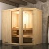 Weka Sauna Varberg 1 / 7,5 kW Saunaofen OS inkl. Steuerung Ganzglastür und Fensterelement
