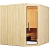 Weka Sauna Varberg 3 / 7,5 kW Bio-Kombiofen BioS inkl. Steuerung- Ganzglastür u. Fensterelement