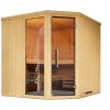 Weka Sauna Varberg 3 / 7,5 kW Bio-Kombiofen BioS inkl. Steuerung- Ganzglastür u. Fensterelement