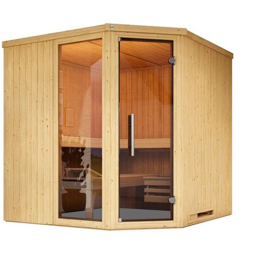 Weka Sauna Varberg 3 / 7,5 kW Bio-Kombiofen BioS inkl. Steuerung- Ganzglastür u. Fensterelement Weka Sauna Varberg 3 / 7,5 kW Bio-Kombiofen BioS inkl. Steuerung- Ganzglastür u. Fensterelement