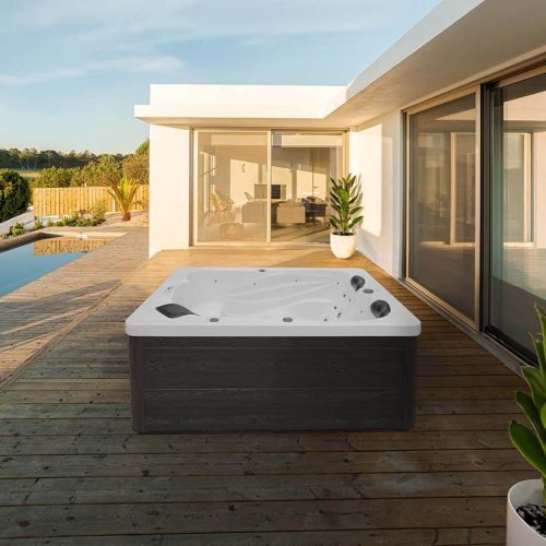 Outdoor Whirlpool SUNSET PURE - 220 x 156 cm für 3 Personen