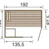 Weka Massivholz-Elementsauna Laukkala 2 mit Glastüre+Fenster - 38 mm mit Eckeinstieg 7,5 kW Bio-Kombiofen BioS inkl. Steuerung Ohne Ofen - Gallery 7 Weka Massivholz-Elementsauna Laukkala 2 mit Glastüre+Fenster - 38 mm mit Eckeinstieg 7,5 kW Bio-Kombiofen BioS inkl. Steuerung Ohne Ofen