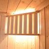 Weka Massivholz-Elementsauna Laukkala 3 mit Glastür+Fenster - 38 mm mit Eckeinstieg 9 kW Kompaktofen mit integrierter Steuerung - Gallery 3 Weka Massivholz-Elementsauna Laukkala 3 mit Glastür+Fenster - 38 mm mit Eckeinstieg 9 kW Kompaktofen mit integrierter Steuerung