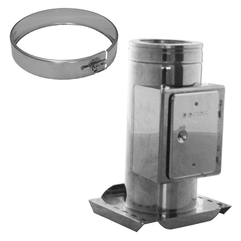 52B/DN130 DW6 Isolierte Verankerungsplatte mit Reinigung Dinak inkl. Klemmband
