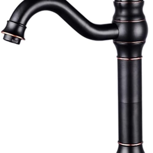 Waschbeckenarmatur, Badezimmerarmatur, Waschbeckenarmatur In Bronzeoptik, Einhebel-wasserhahn Aus Messing, Wandmontierter Waschbecken-tischmischhahn