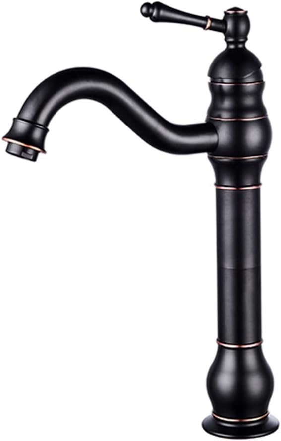 Waschbeckenarmatur, Badezimmerarmatur, Waschbeckenarmatur In Bronzeoptik, Einhebel-wasserhahn Aus Messing, Wandmontierter Waschbecken-tischmischhahn