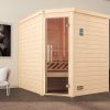 Weka Premium Massivholzsauna Turku 2 - 45mm Eckeinstieg-9,0 kW Saunaofen OS inkl. Steuerung- Ganzglastür und Fensterelement - Gallery 2 Weka Premium Massivholzsauna Turku 2 - 45mm Eckeinstieg-9,0 kW Saunaofen OS inkl. Steuerung- Ganzglastür und Fensterelement
