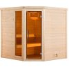 Weka Premium Massivholzsauna Turku 2 - 45mm Eckeinstieg-9,0 kW Saunaofen OS inkl. Steuerung- Ganzglastür und Fensterelement Weka Premium Massivholzsauna Turku 2 - 45mm Eckeinstieg-9,0 kW Saunaofen OS inkl. Steuerung- Ganzglastür und Fensterelement