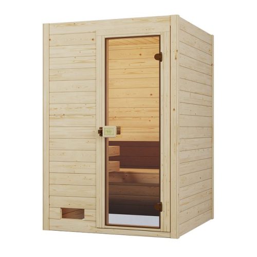Weka Sauna Valida Gr. 1 mit Glastür - Massivholzsauna 38 mm - Ohne Ofen Weka Sauna Valida Gr. 1 mit Glastür - Massivholzsauna 38 mm - Ohne Ofen
