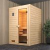 Weka Sauna Valida Gr. 1 mit Glastür - Massivholzsauna 38 mm - Ohne Ofen