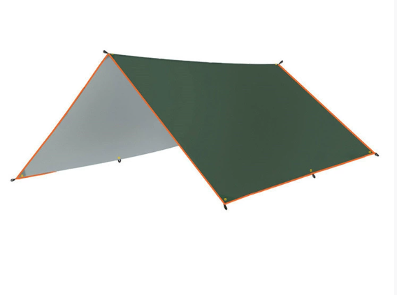 Campingplane 3x3m, Wasserdichte Plane, Regenfest, Biwakplane Mit Ösen, Allwetter-überlebensschutz, Sonnenschutzzelt Für Outdoor, Biwak, Wandern, Trekking, Hängematte, Van-markise