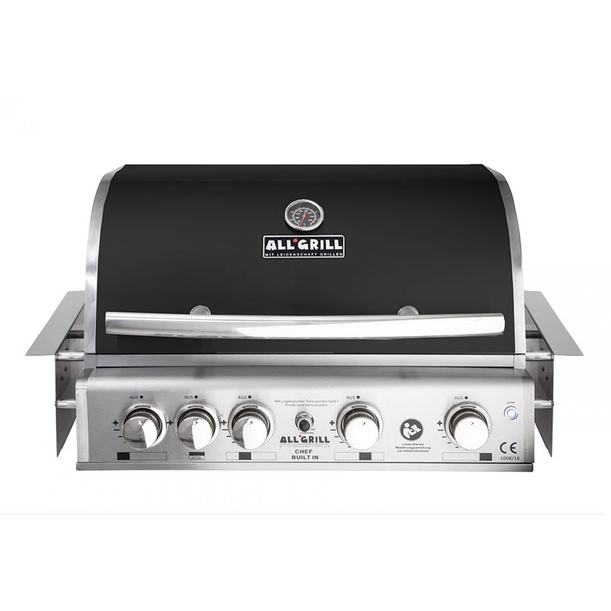 Allgrill Einbau-gasgrill Chef L Black Built-in Air System, 4 Brenner, Backburner 100729 Allgrill Einbau-gasgrill Chef L Black Built-in Air System, 4 Brenner, Backburner 100729