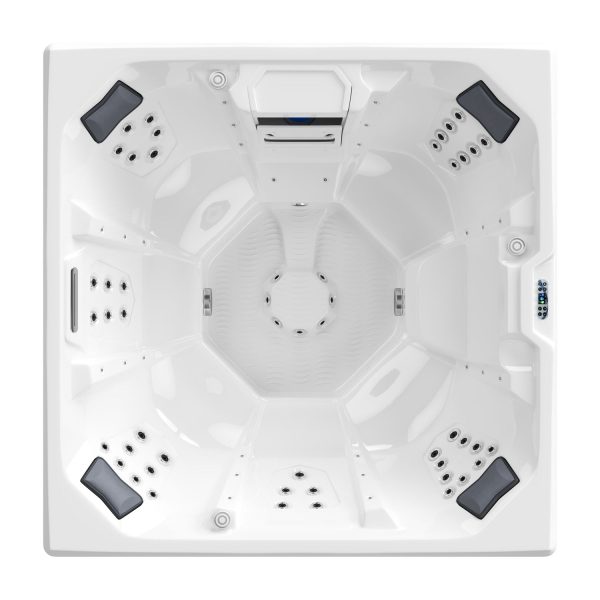 Outdoor Whirlpool TORCELLO weiß 210×210 LED
