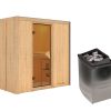 Karibu Sauna Variado - 68 mm-9 kW Ofen integr. Steuerung