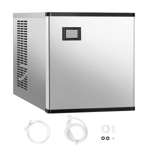 Hochleistungs-eismaschine Für Den Gewerblichen Gebrauch: 237 Kg Eisausbeute In 24 Stunden, Automatische Reinigung, Mit Edelstahl + Sgcc-konstruktion – Exklusiver Kopf - Mophorn Hochleistungs-eismaschine Für Den Gewerblichen Gebrauch: 237 Kg Eisausbeute In 24 Stunden, Automatische Reinigung, Mit Edelstahl + Sgcc-konstruktion – Exklusiver Kopf - Mophorn