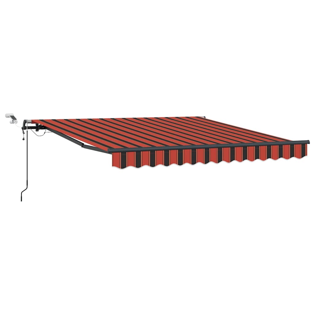 Einziehbare Markise With Orange Und Braun 300 X 250 Cm Stoff Vidaxl Einziehbare Markise With Orange Und Braun 300 X 250 Cm Stoff Vidaxl