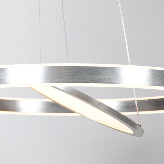 Hängeleuchte Ringlux 3514ST aus Stahl, 60 cm, höhenverstellbar – Steinhauer Moderne Innenbeleuchtung - Gallery 4 Hängeleuchte Ringlux 3514ST aus Stahl, 60 cm, höhenverstellbar – Steinhauer Moderne Innenbeleuchtung
