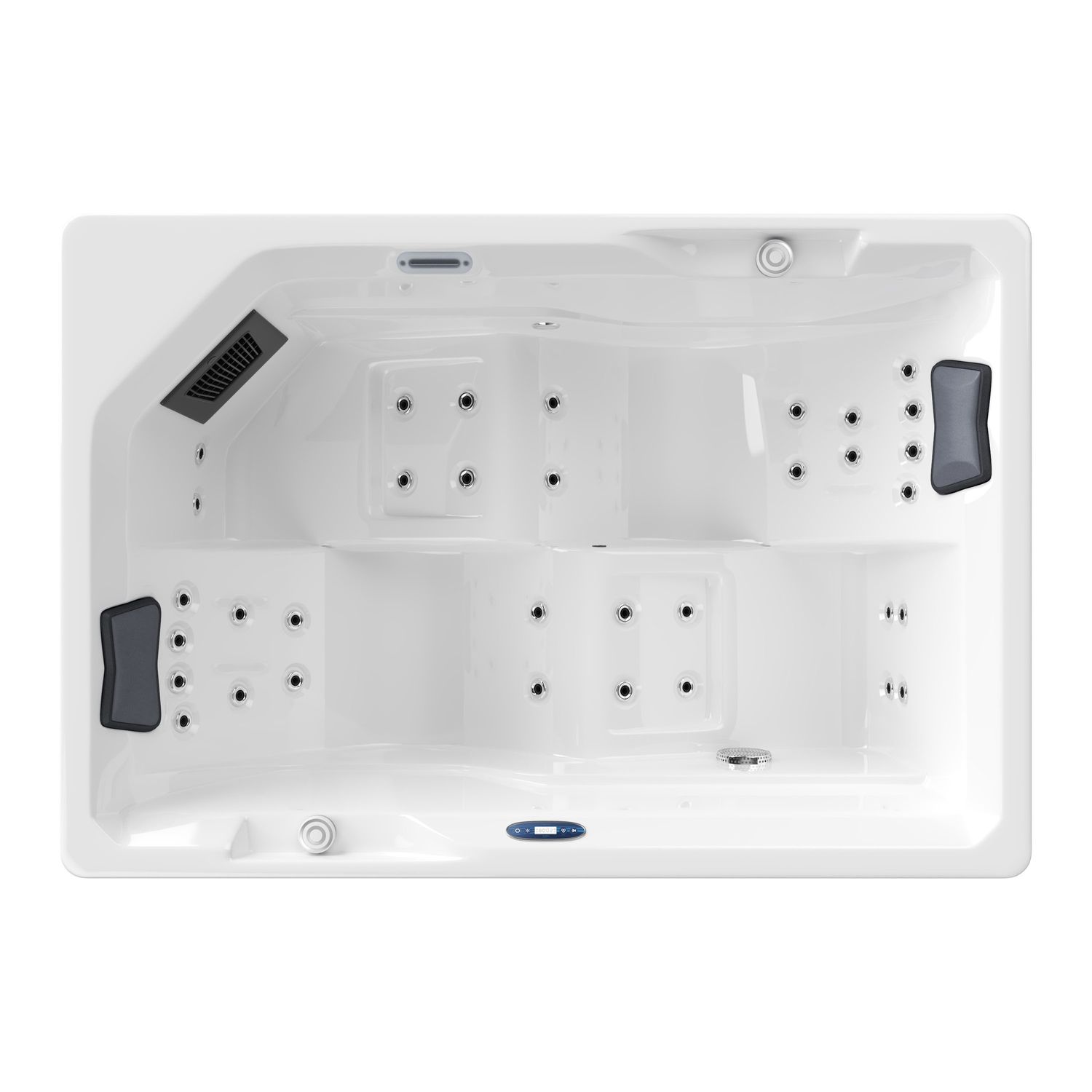 Outdoor Whirlpool GALERA weiß 190x130 LED Outdoor Whirlpool GALERA weiß 190x130 LED