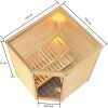 Karibu Woodfeeling Sauna Antonia - 38 mm Bronzierte Ganzglastür Inkl. Dachkranz 3,6 kW Plug&Play Bio-Kombiofen inkl. Steuergerät - Gallery 3 Karibu Woodfeeling Sauna Antonia - 38 mm Bronzierte Ganzglastür Inkl. Dachkranz 3,6 kW Plug&Play Bio-Kombiofen inkl. Steuergerät