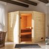 Karibu Woodfeeling Sauna Elea - 38 mm Bronzierte Ganzglastür Ohne Dachkranz 9 kW Bio-Kombiofen inkl. Steuergerät - Gallery 2 Karibu Woodfeeling Sauna Elea - 38 mm Bronzierte Ganzglastür Ohne Dachkranz 9 kW Bio-Kombiofen inkl. Steuergerät