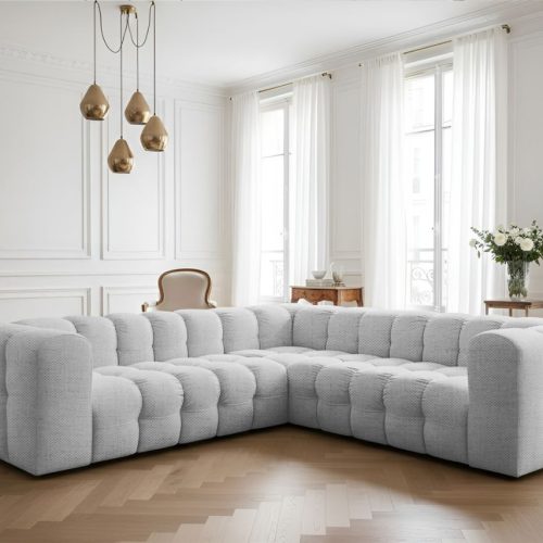 Ecksofa Designersofa Solvie Xs In Stoff Moly Hellgrau Seite Universal