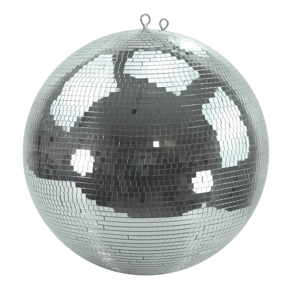 Spiegelkugel 50cm - silber - Safety - Discokugel Echtglas - 10x10mm Spiegel PROFI Spiegelkugel 50cm - silber - Safety - Discokugel Echtglas - 10x10mm Spiegel PROFI