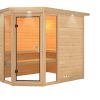 Karibu Sauna Sinai 3-Ohne Ofen-inkl. Dachkranz Karibu Sauna Sinai 3-Ohne Ofen-inkl. Dachkranz