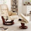 CALGARY Relaxer inkl. Hocker - Braun / Natur - Gallery 5 CALGARY Relaxer inkl. Hocker - Braun / Natur