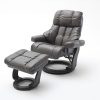 CALGARY Relaxer inkl. Hocker - Braun / Natur - Gallery 2 CALGARY Relaxer inkl. Hocker - Braun / Natur