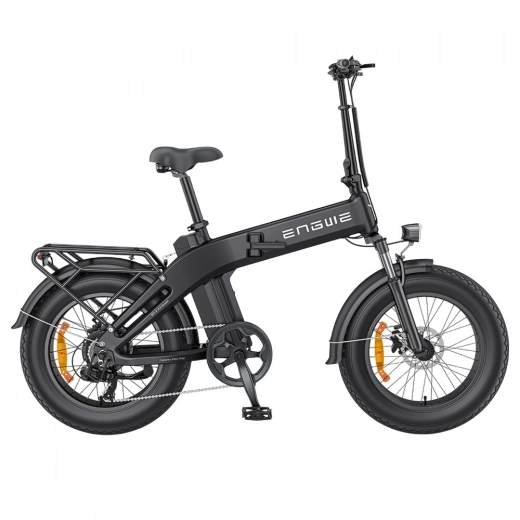 ENGWE EP-2 3.0 Boost Fat-tire Elektrofahrrad, 250W Motor, 48V 13.5Ah Akku, 20*4 Zoll Reifen, 120km Reichweite - Schwarz
