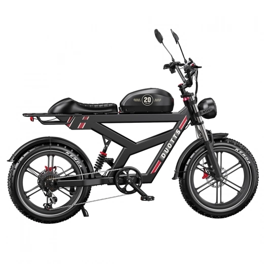 DUOTTS F20 Elektrofahrrad, 750W Motor, 52V 27Ah Akku, 20*4.0 Zoll Fettreifen, 50km/h Höchstgeschwindigkeit, Blinker