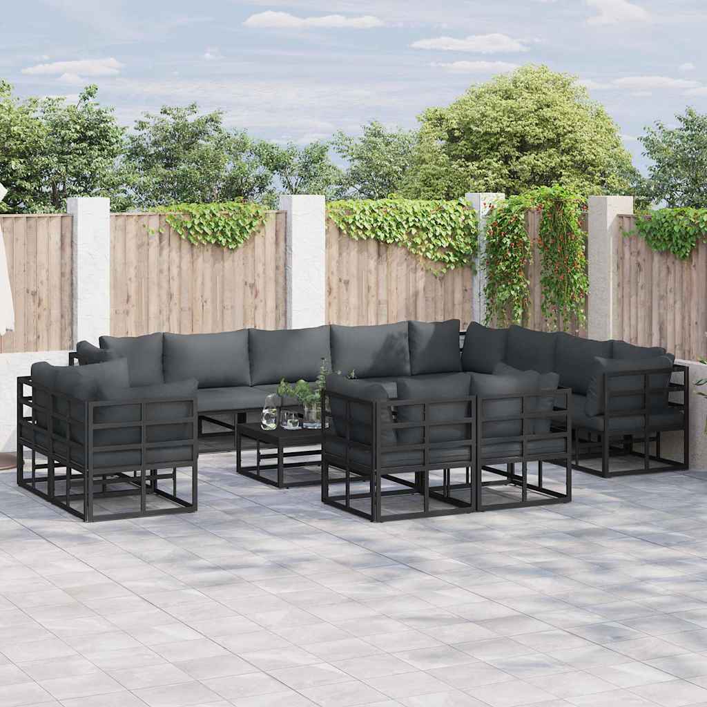 Garten-sofa-set Mit Kissen 12 Pcs Vidaxl